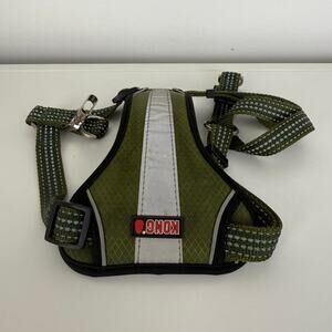 KONG Dog Pet Comfort Training Walking Reflective Padded Harness Olive Green